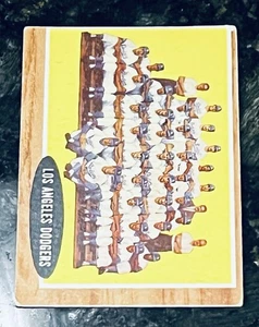 1962 Topps #43 Los Angeles Dodgers Team Card VG Koufax Snider - Picture 1 of 2
