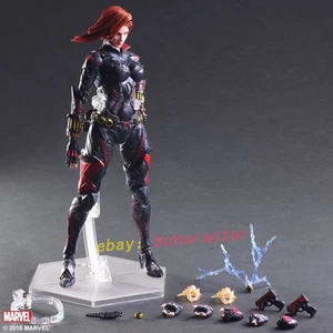 PLAY ARTS VARIANT Marvel - Modellino bambola action figure vedova nera H:25,5 cm - Foto 1 di 8