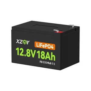 Compact 12V 18Ah LiFePO4 Lithium Battery, 4000+ Cycles 12 Volt Lithium Batter... - Picture 1 of 7