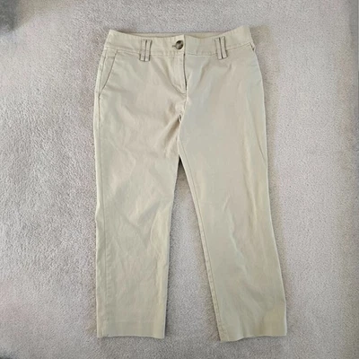 Beige Khaki Ann Taylor Loft Pants, Women Size 8 Julie Fit - Image 1 of 4