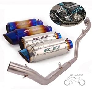 Whole System for CFMOTO 300NK 300SR 250NK 250SR Exhaust Tips Blue Header Pipe - Foto 1 di 13