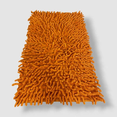 Kassatex Orange Cotton Chenille Bath Rugs | 20’’ x 32’’ - Image 1 of 4