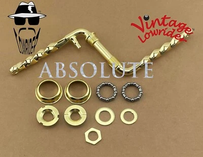 BICICLETA LOWRIDER DE COLECCIÓN 6 1/2" (165 MM) 1 PIEZA ACERO MANIVELA TRENZADA DORADA CON B.B Foto 1 de 2