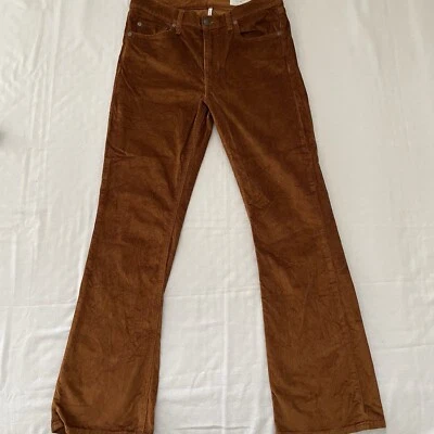 Rag & Bone Pants Women Peyton Sz 30 Brown Corduroy Mid Rise Bootcut Classy City - Image 1 of 4