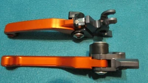 CNC Pivot Brake Clutch Levers Set For SXF250 XC250 XCF350 EXC450 XCW450 EXCR530 - Picture 1 of 12