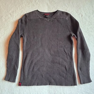 Tony Hawk Pullover Herren L schwarz Brigadier gerippt Baumwolle Pulli V-Ausschnitt - Bild 1 von 9