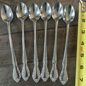 6 cucharas altas de té helado para bebidas de acero inoxidable Estia CASCADE - Imagen 1 de 3