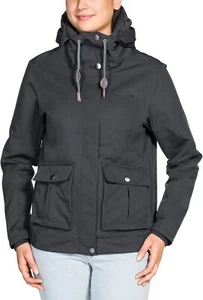 VAUDE Damen Winterjacke Hardshelljacke Manukau Outdoorjacke, Iron Schwarz, 46 - Bild 1 von 4