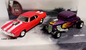 2001 100% Hot Wheels America’s Mainstreet 1934 Coupe & 1969 Camaro Route 66 - Bild 1 von 24