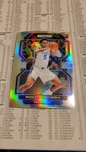 2022 Panini Prizm Draft Picks Baloncesto Plata Prizm Paolo Banchero Rc #52 - Imagen 1 de 2