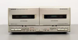 Onkyo K-WA7 Stereo Double Cassette Deck Double Cassette Deck con reversa de coche - Imagen 1 de 5