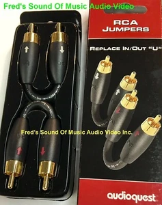 NEU Audioquest RCA Vorverstärker Jumper Stereo Kabel Ausgang Hauptvorverstärker Jumper sku1847 - Bild 1 von 6