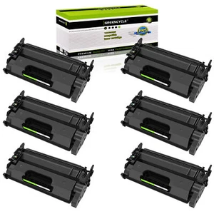6PK greencycle High Yield CF226A 26A BK Toner for HP LaserJet Pro M402dne, M402n - Picture 1 of 24