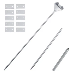 Aquarium Fish Tank Tools Kit Algae Cleaning Scraper Razor Cleaner With 10 Blades - Picture 1 of 7