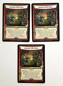 Advance With Glory (3) L5R La Leggenda dei Cinque Anelli CCG Ascesa dello Shogun RotS - Foto 1 di 1