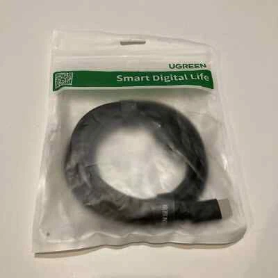 UGREEN Smart Digital Life Macho HDMI HDMI 6 pies Cable 4K Nylon Trenzado Negro Foto 1 de 3