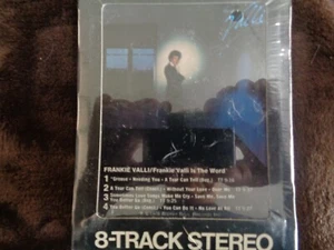 FRANKIE VALLI IS THE WORD SEALED 8 TRACK! "GREASE" WOW!! WHAT A FIND AND SEALED! - Picture 1 of 3