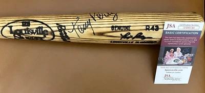 TONY PEREZ Signed GENUINE Louisville Slugger BAT Name Plate Reds HOF (JSA COA) - Image 1 of 4