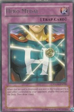 YUGIOH  CARD HERO MEDAL STON-EN050