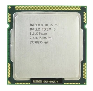 INTEL QUAD CORE I5-750 2.66GHZ 8M Cache PROCESSOR CPU LGA1156 - Picture 1 of 1