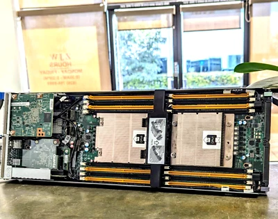 T41S-2U QuantaPlex LGA2011-3 NODE W/MOTHERBOARD 2x Heatsinks 10GE SFP NO/CPU/RAM - Image 1 of 4