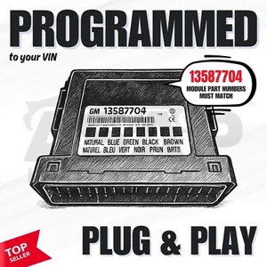 📍 VIN PROGRAMMED PLUG & PLAY BCM BCU GMC YUKON 2015 13587704 📍 - Picture 1 of 1