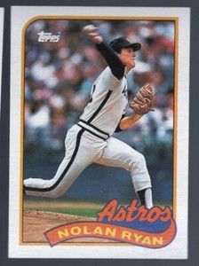 1989 Nolan Ryan Topps Baseball Houston Astros