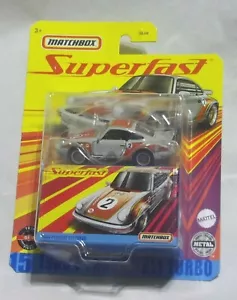 KKar Matchbox - Superfast 2020 - #15 - Porsche 911 Turbo 1980 - gris - Imagen 1 de 3