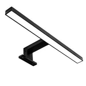 LED Schwarze Spiegelleuchte Bad Beleuchtung Badleuchte Schminklicht Aufbaulampe  - Bild 1 von 8