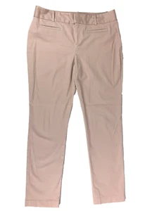 Calvin Klein Pants Pink Size 8 Straight Leg Mid Rise Stretch Canvas Pockets - Picture 1 of 14