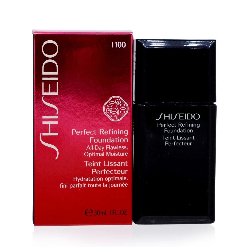 SHISEIDO PERFECT REFINING FOUNDATION (100 VERY DEEP IVORY) 1.0 OZ NIB - Image 1 of 1