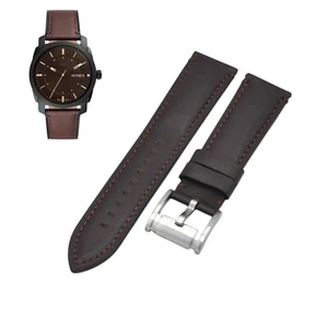 Correa de reloj de cuero marrón FS5901 22 mm para fósil - Imagen 1 de 7
