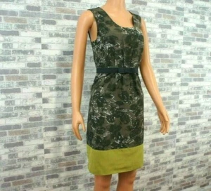 VERA WANG DAMEN FEST PARTY KLEID GRAU GRÜN TAUPE 36 - Bild 1 von 9
