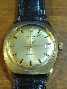 Vintage 1960-70er Gruen Precision 17J 505 CA-6 Herrenuhr, läuft serviced L - Bild 1 von 11