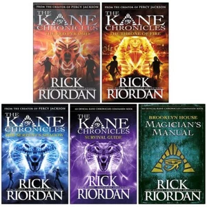 Rick Riordan Kane Chronicles Series 5 Books Collection Set Red Pyramid, Brooklyn - Picture 1 of 1