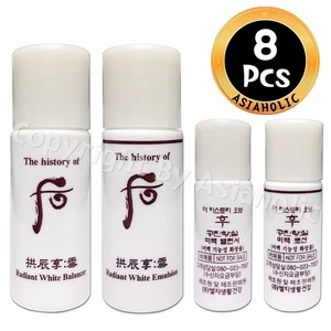 The history of Whoo Seol Radiant White Balancer (4pcs) + Lotion (4pcs) 8pcs