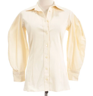 Новый с Ярлыками Alexis Brooks на пуговицах верхний размер XS в масло/слоновой кости хлопковая смесь - Изображение 1 из 4