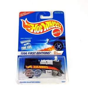 New In Package Hot Wheels Mattel 1996 First Editions Rail Rodder #370 5/12 - Picture 1 of 6