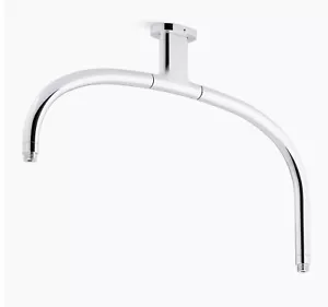 Kohler 26305-CP Statement Ceiling-mount single-function dual rainhead arm Polish - Picture 1 of 1