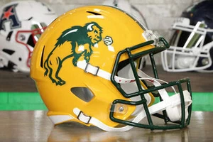 North Dakota State Bison Riddell Speed Display Helmet - Picture 1 of 5