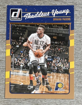 Thaddeus Young 2016-17 Donruss Pacers #96   *9402* - Image 1 of 2