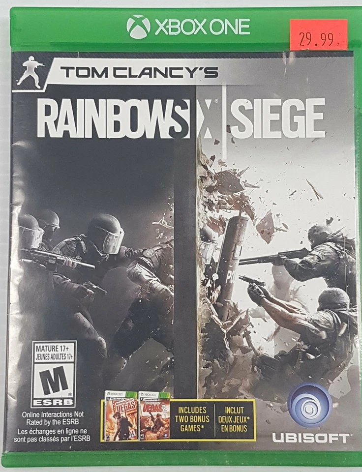 Tom Clancy's Rainbow Six Siege - Xbox One - Includes Two Bonus Games - Used - Image 1 of 1