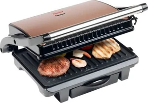BESTRON Kontaktgrill ASW113CO auch als Sandwich-/Panini-Kontaktgrill 1000 w - Bild 1 von 5