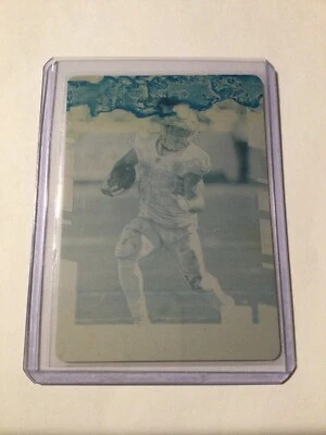 2017 Donruss Football Plates & Patches Spencer Ware-Printing Plate Cyan 1/1 - Image 1 of 2