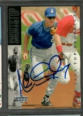 1993 Upper Deck #1 Alex Gonzalez Knoxville Smokies Card Signed Autograph (B92) - Image 1 of 2