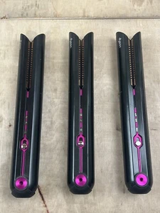 Dyson Corrale Cordless Hair Straightener LOT OF 3 Fuchsia/Black AS IS FOR PARTS - Picture 1 of 10