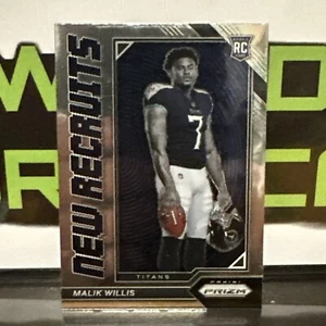 2022 PRIZM NEW RECRUITS ROOKIE SILVER Titans #NR-3 Malik Willis - Bild 1 von 2