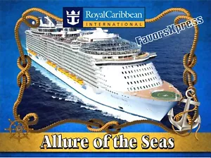 IMÁN FOTO CRUCERO ROYAL CARIBBEAN ALLURE OF THE SEAS 4 X 3 PULGADAS - Imagen 1 de 1
