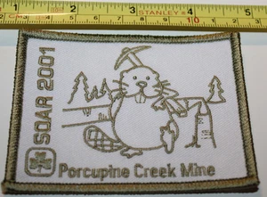 Girl Guides Canada SOAR 2001 Porcupine Creek Mine Patch Badge - Bild 1 von 2