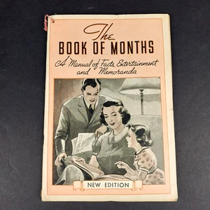 Vintage 1930's The Book Of Months - Manual Of Facts Entertainment And Memoranda - Picture 1 of 8